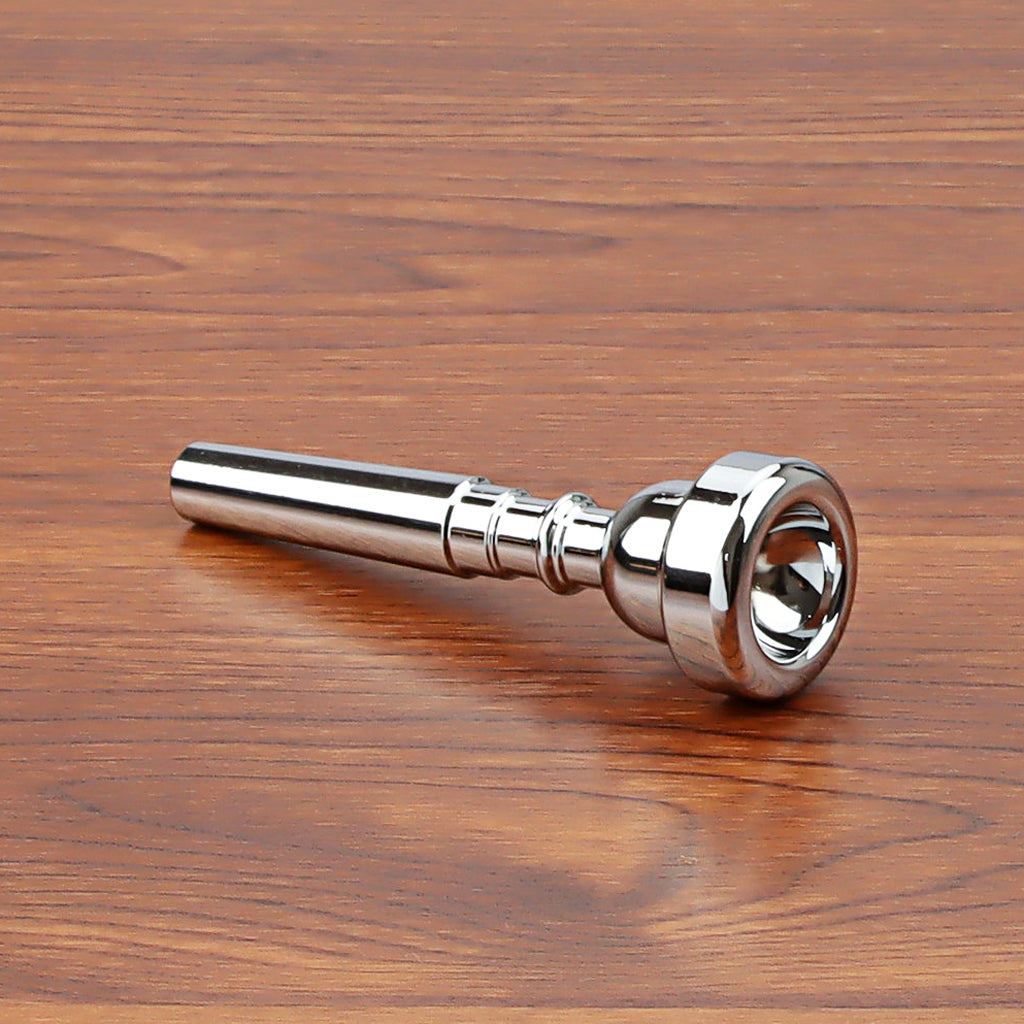 Trumpet Mouthpiece Silver Plated Trumpet Mouthpiece Replacement for Beginners Professional