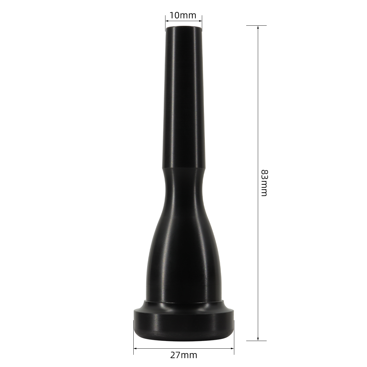 Trumpet Mouthpiece Replacement for Trumpet Accessories Parts Black