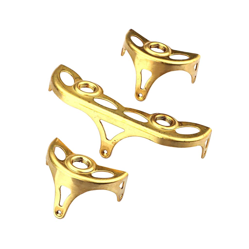 3Pcs Brass Alto Saxophone Key Guard Protective Parts for Alto Sax DIY Parts