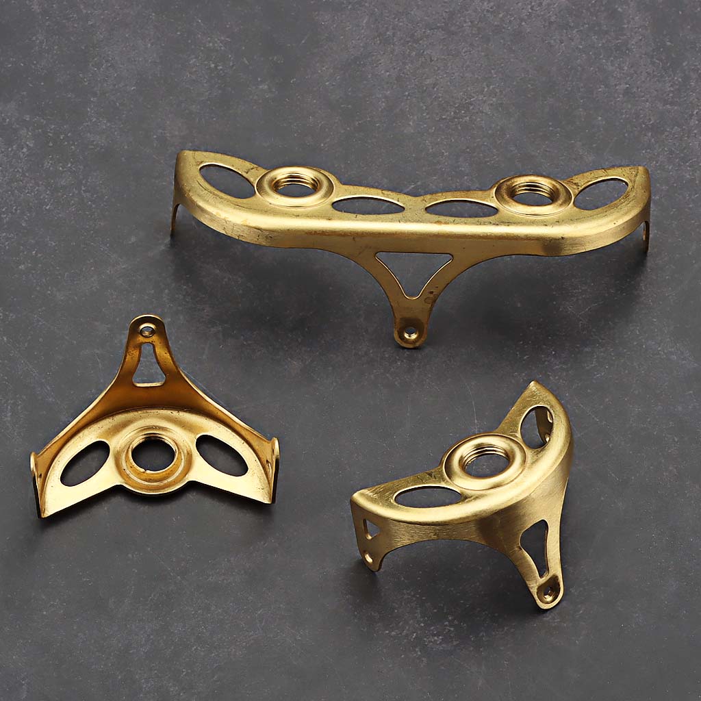 3Pcs Brass Alto Saxophone Key Guard Protective Parts for Alto Sax DIY Parts