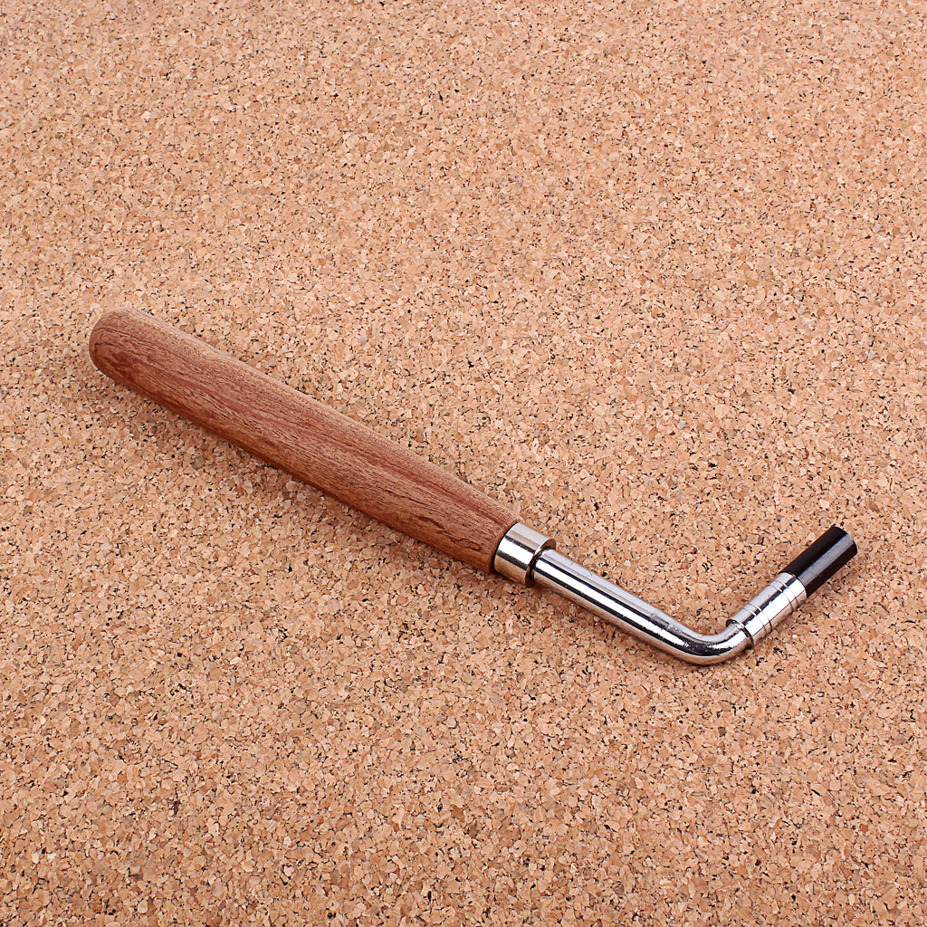 Professional Wooden Wrench L-Shaped Piano Tuning Hammer Wrench Tool Wood Handle Piano Tuning Tool