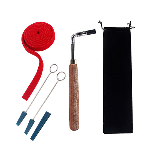 Professional Portable Lever Jujube Piano Tuning Tuner Mute Kit Tools And Case Piano Tuning Lever Tools Kit Mute Hammer Diy Set