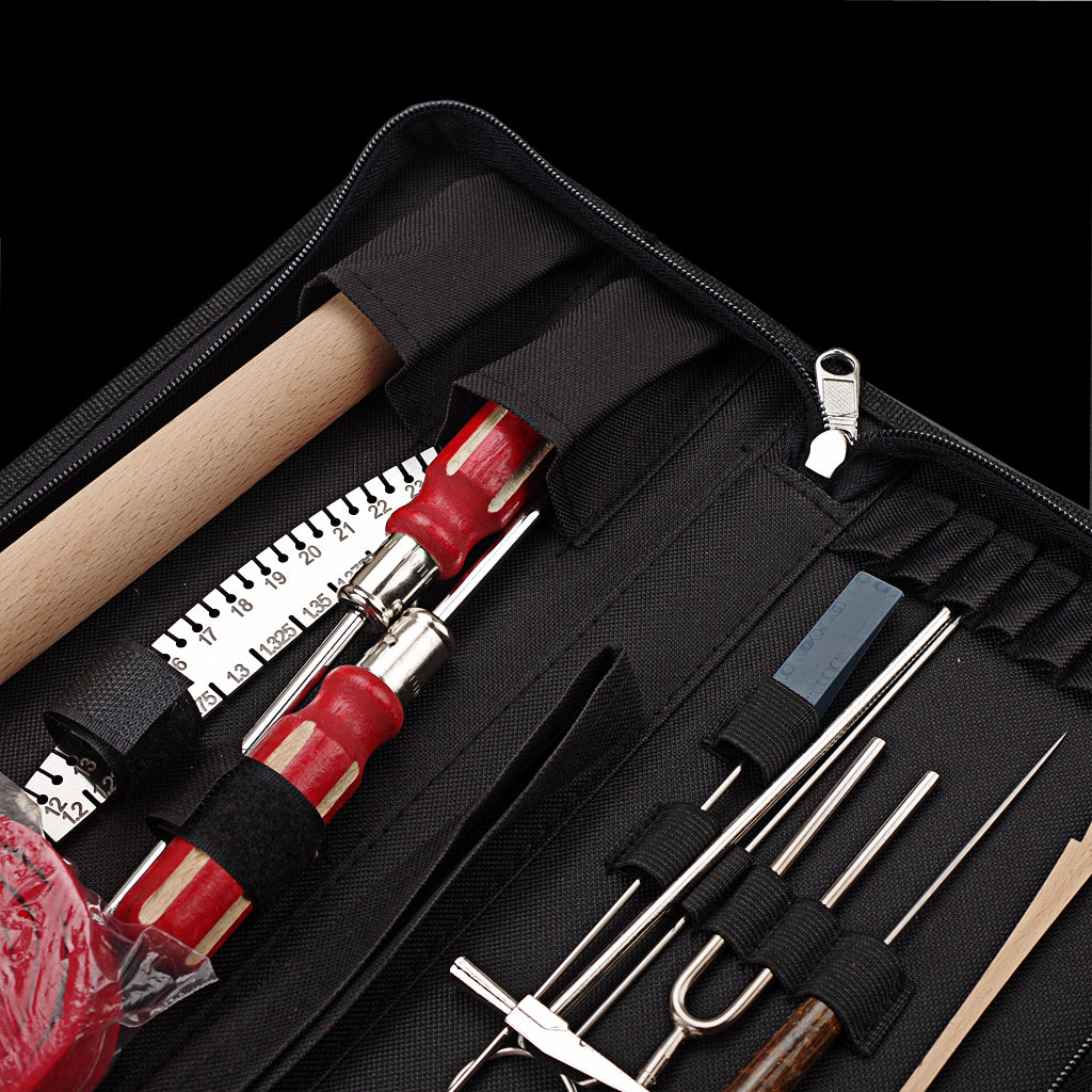 Professional Piano Tuning Kit Tuner Tools Set Piano Tuning Tool Wooden Handle Fixed Tuning Wrench With Bag