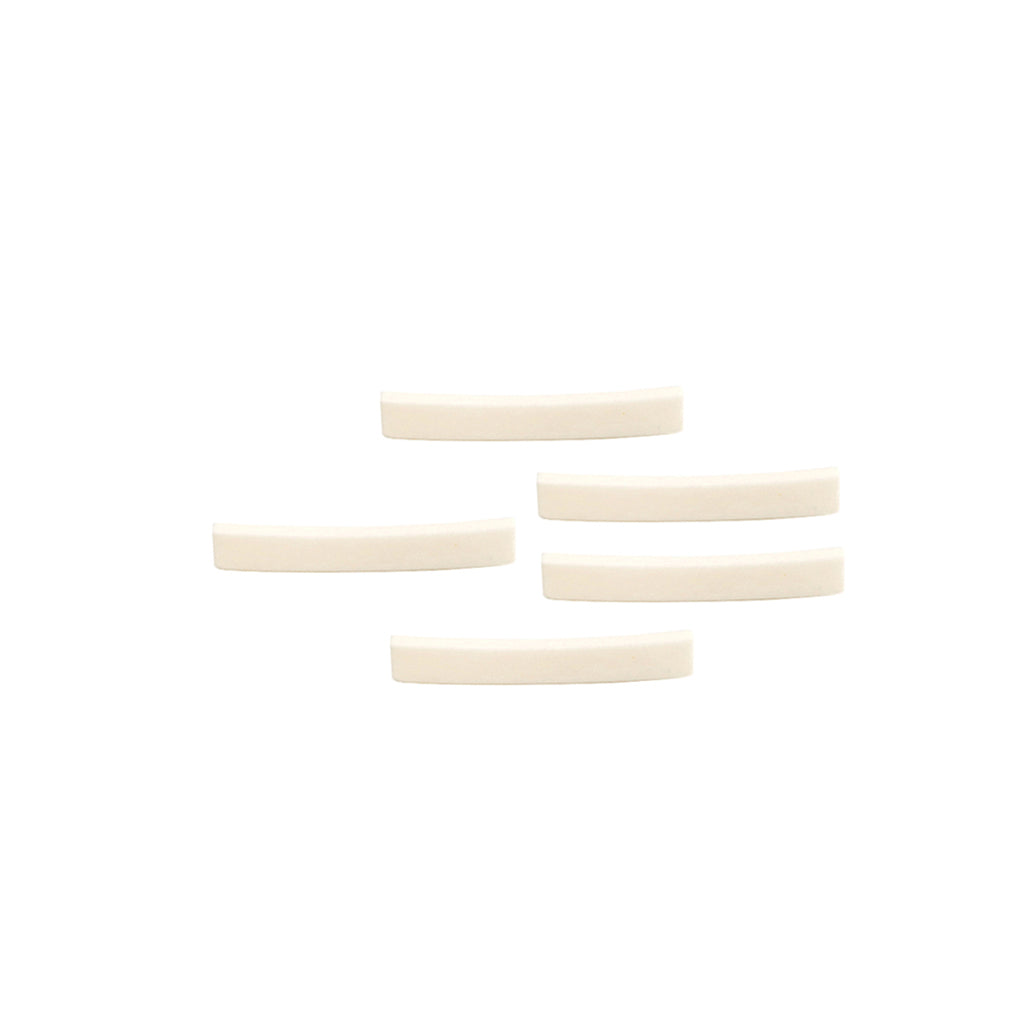 5Pcs Blank Curved Base Bone Guitar Nut for Electric Guitar Accessories