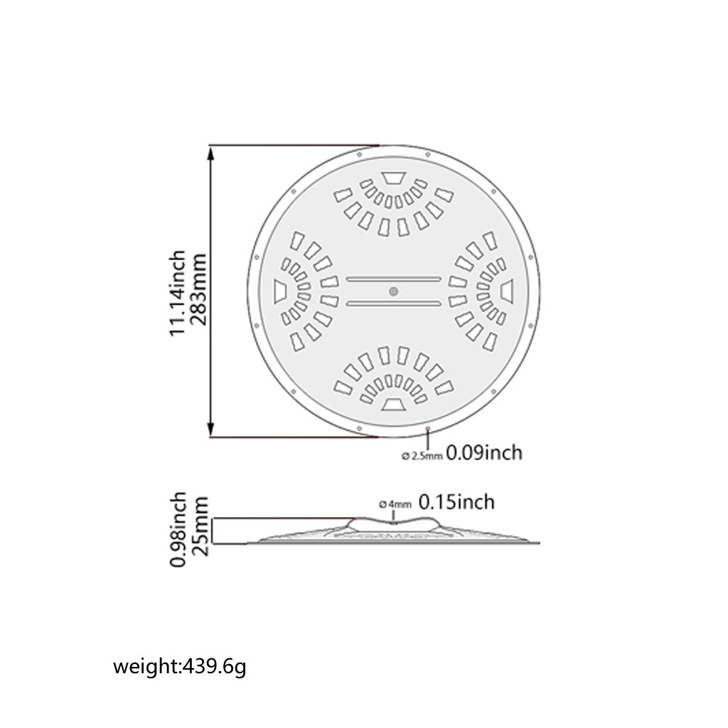 Guitar Cover Plate for Dobro Resonator Guitar Replacement Parts