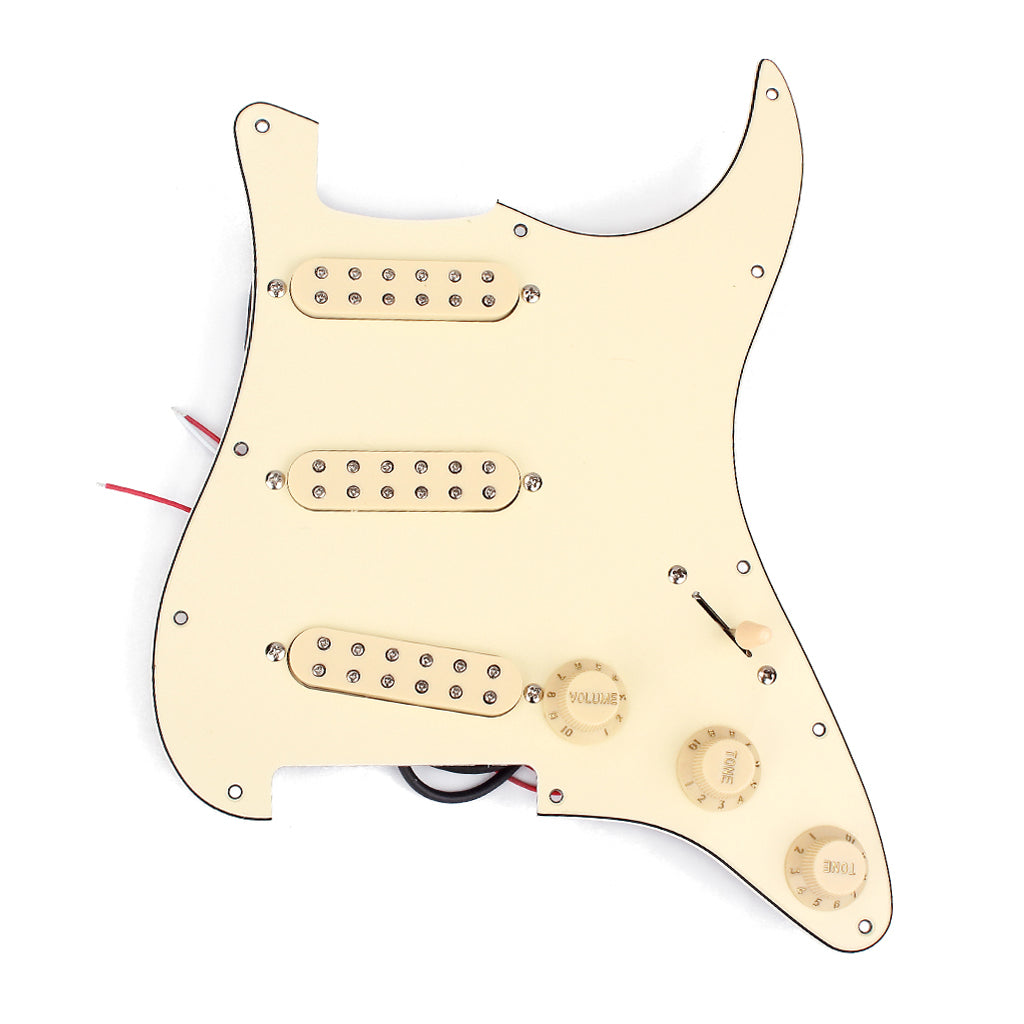 3-ply Loaded Prewired Pickguard SSS