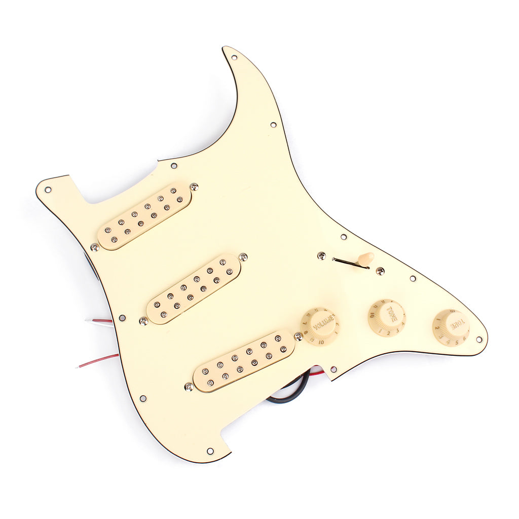 3-ply Loaded Prewired Pickguard SSS