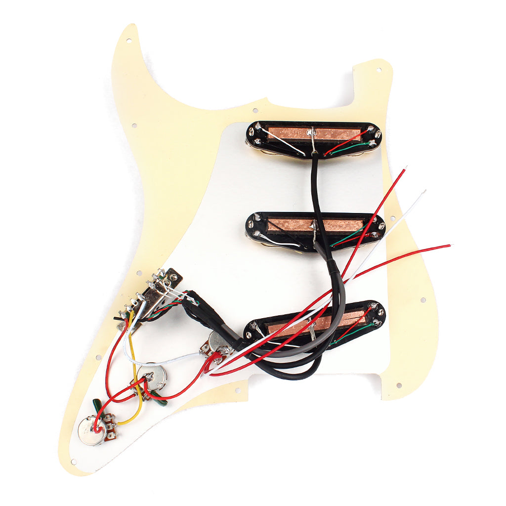 3-ply Loaded Prewired Pickguard SSS