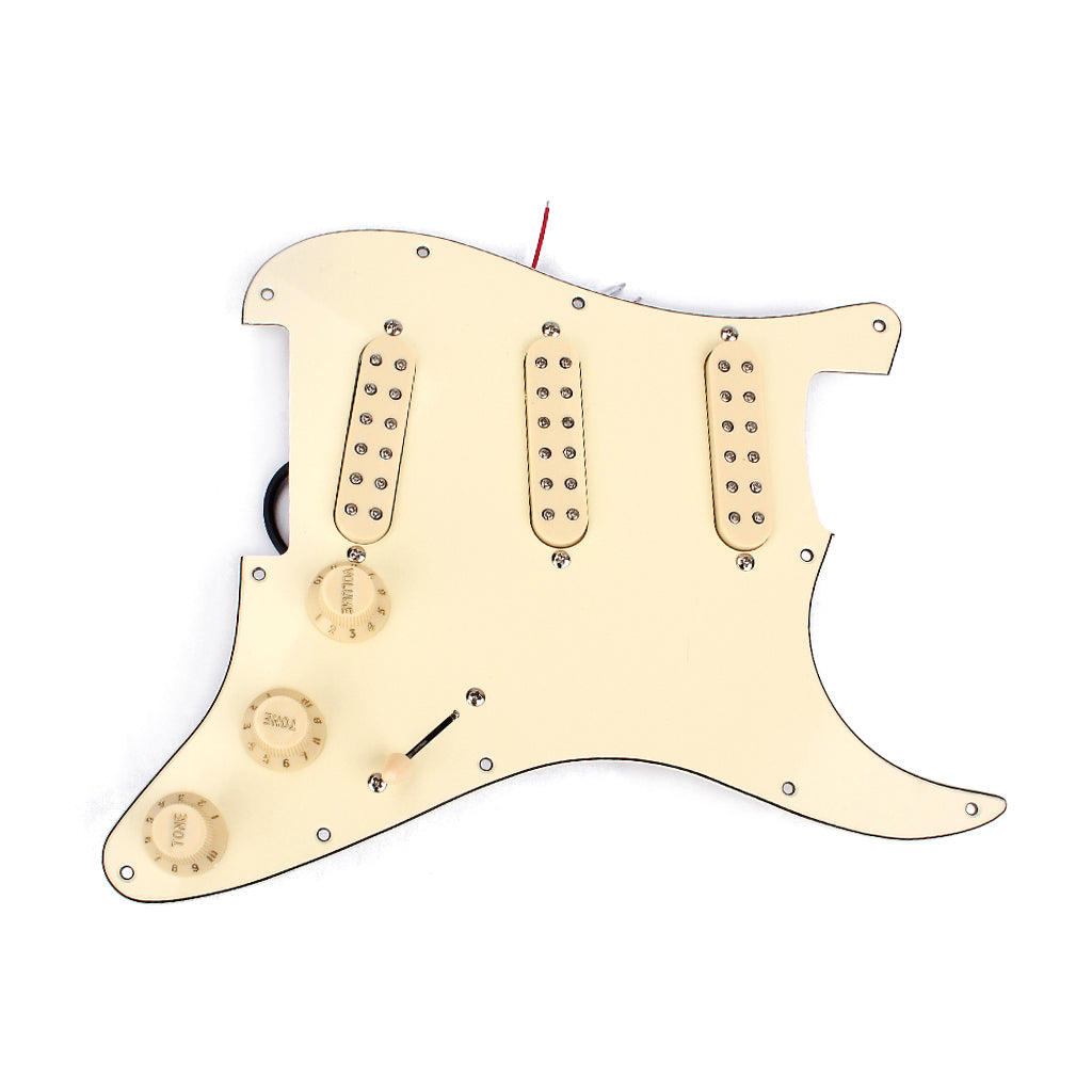 3-ply Loaded Prewired Pickguard SSS