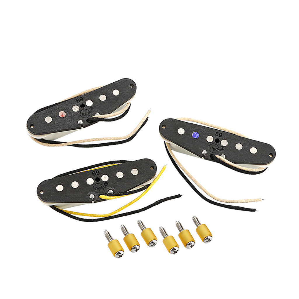 Electric Guitar Pickup Replacements Neck Middle Bridge Single Coil Sound Pickups