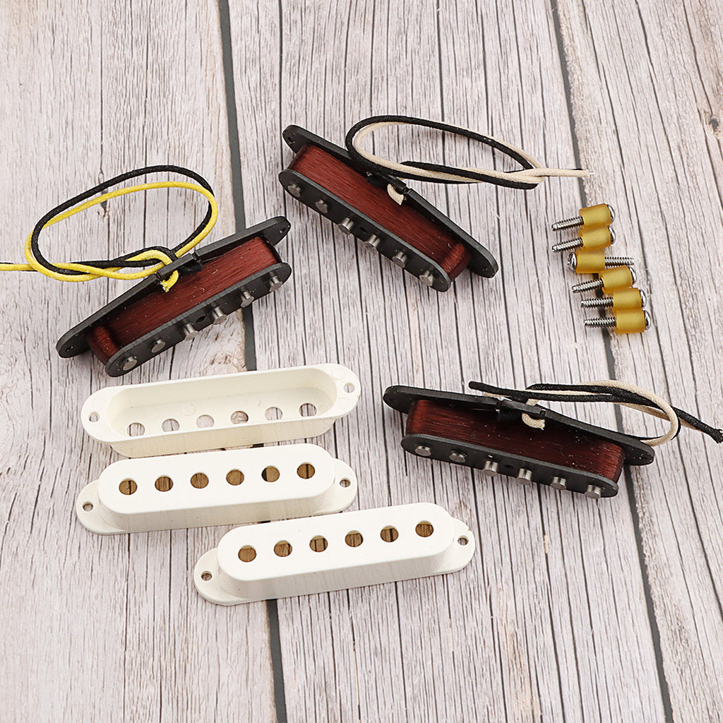 Electric Guitar Pickup Replacements Neck Middle Bridge Single Coil Sound Pickups