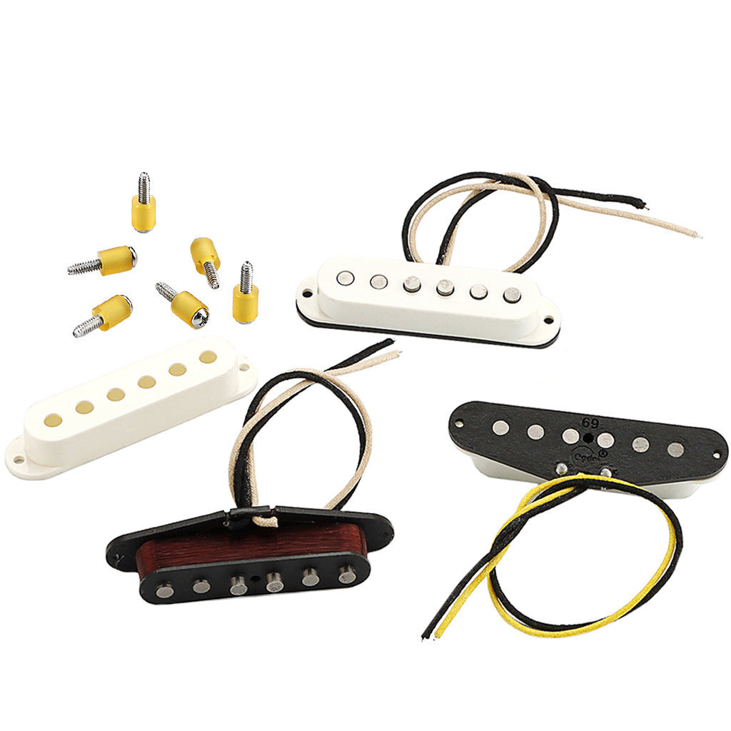 Electric Guitar Pickup Replacements Neck Middle Bridge Single Coil Sound Pickups