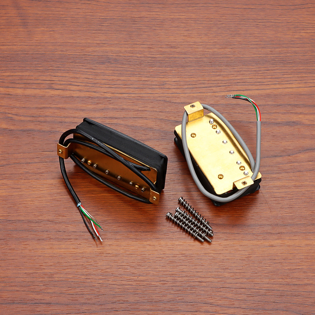 Vintage Classic Alnico 5 Humbucker Pickup Double Coil Neck and Bridge Pickup Set for Electric Guitar Parts