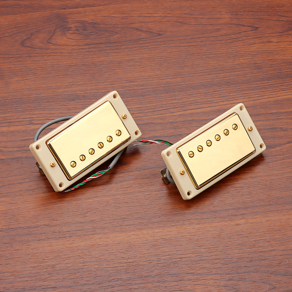 PAF Style Humbucker Pickup Neck Bridge Pickup 50mm/52mm with Ring for LP Style Electric Guitar