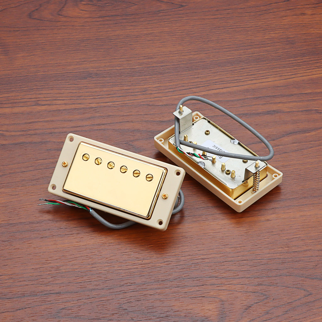 PAF Style Humbucker Pickup Neck Bridge Pickup 50mm/52mm with Ring for LP Style Electric Guitar