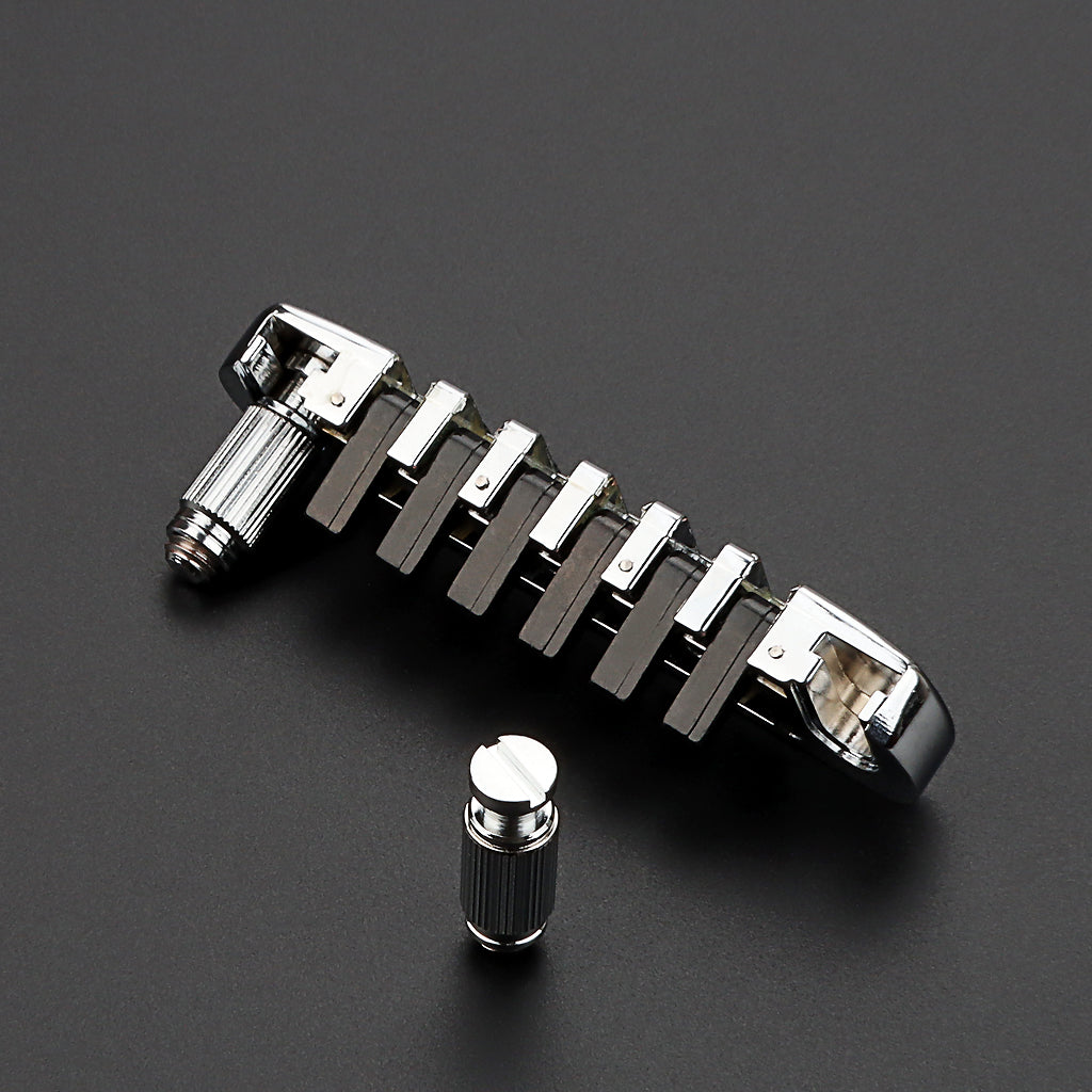 Guitar Bridge Tailpiece Vintage Bridges with Studs and Inserts for 6 String LP Electric Guitar