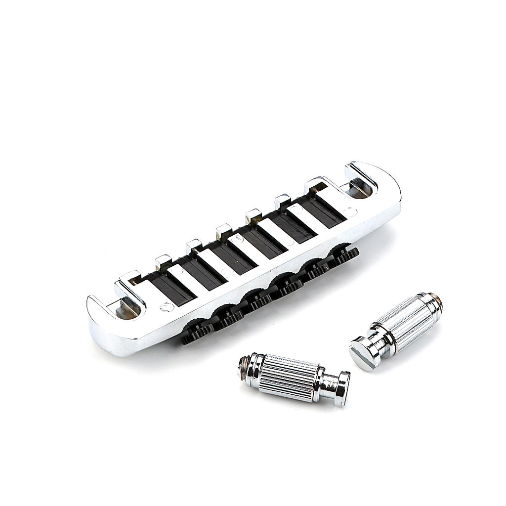 Guitar Bridge Tailpiece Vintage Bridges with Studs and Inserts for 6 String LP Electric Guitar