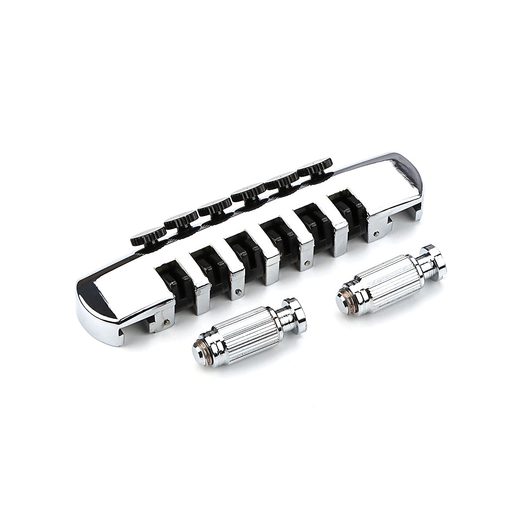 Guitar Bridge Tailpiece Vintage Bridges with Studs and Inserts for 6 String LP Electric Guitar