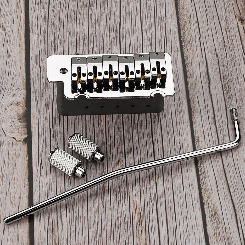 6 Strings Guitar Bridge Saddle Tailpiece for Guitar Strat SQ ST Electric Guitar Tremolo Bridge Standard Guitar Accessories