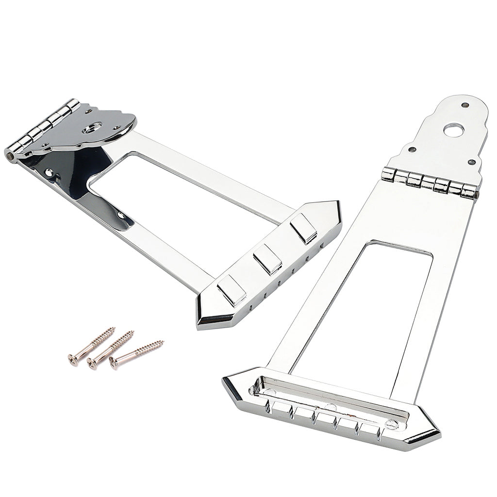 Hollow Semi-hollow Jazz 6 String Guitar Tailpiece Bridge for Guitar Parts Accessories