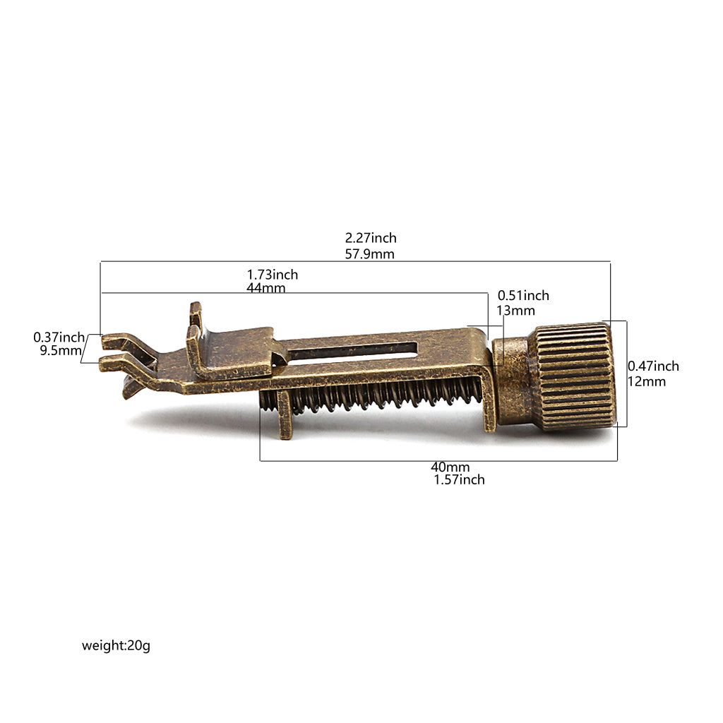 Tremolo System Intonation Tool for Tremolo Bridge Electric Guitar Bronze