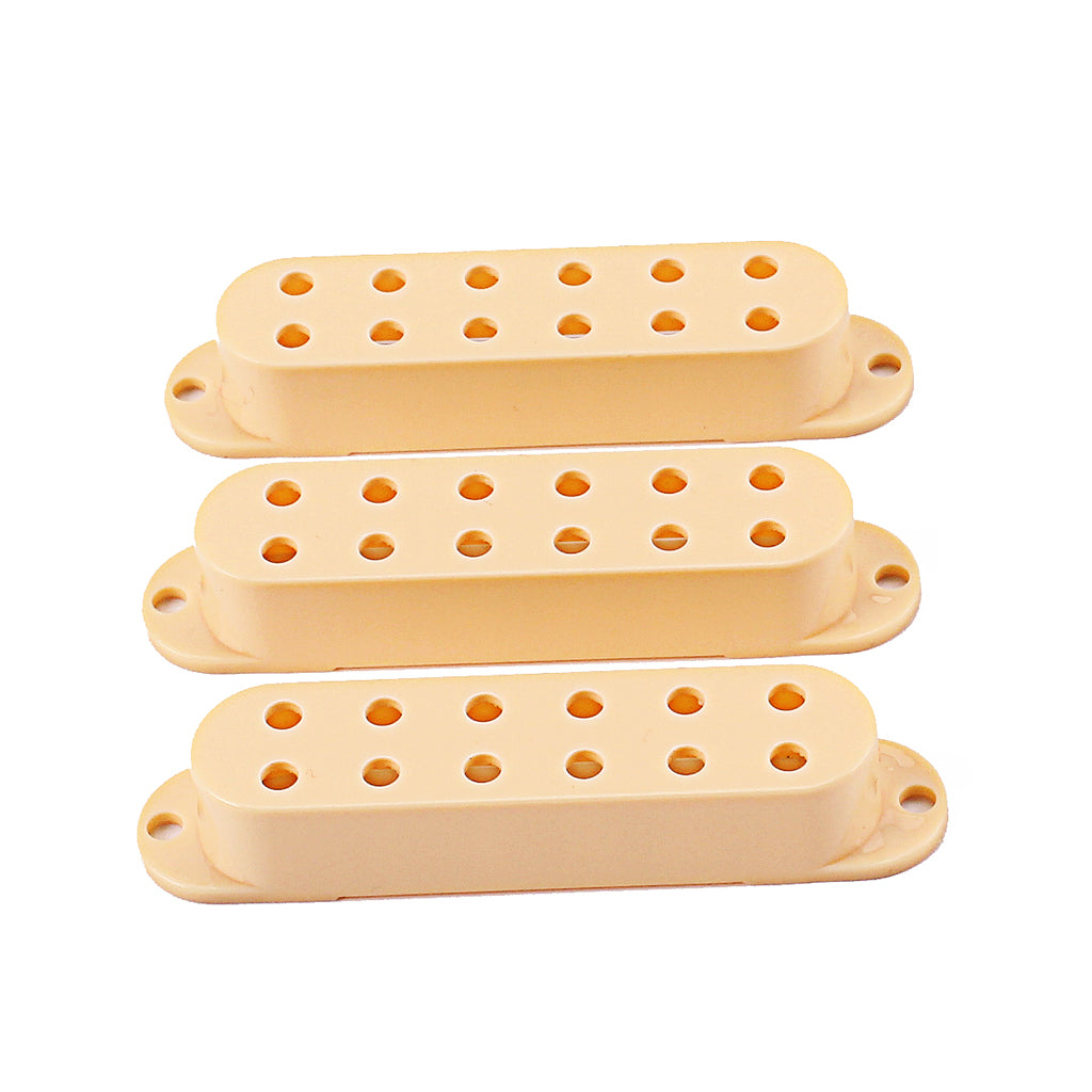 Platic Guitar Single Coil Pickup Covers 52mm Plastics For FD -Yellow