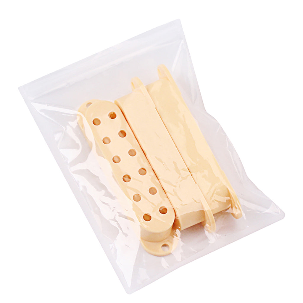 Platic Guitar Single Coil Pickup Covers 52mm Plastics For FD -Yellow