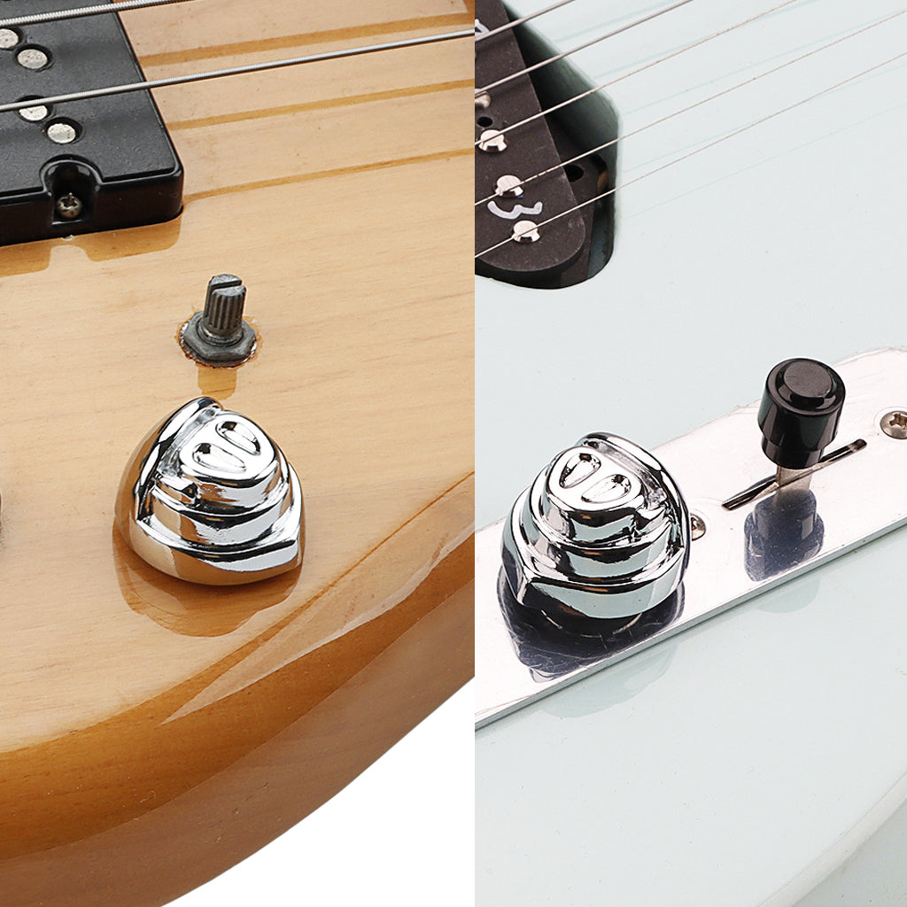 3pcs/set Electric Guitar Bass Metal Control Knobs Speed Volume Tone Control Knobs Buttons Guitar Accessories