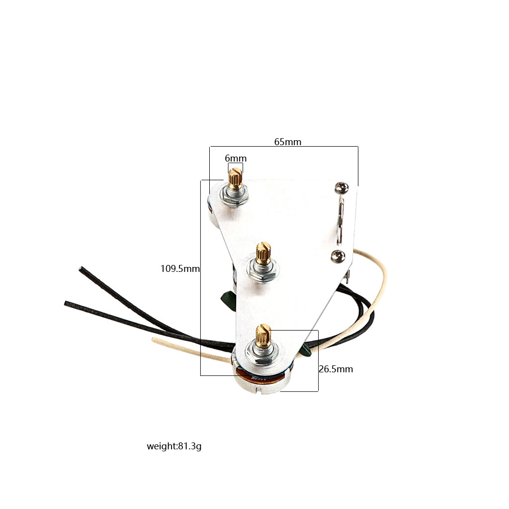 1 Set Electric Guitar Wiring Harness 5-Way Converter 250K Pots for for ST Guitar Used Prewired Wiring Harness Kit