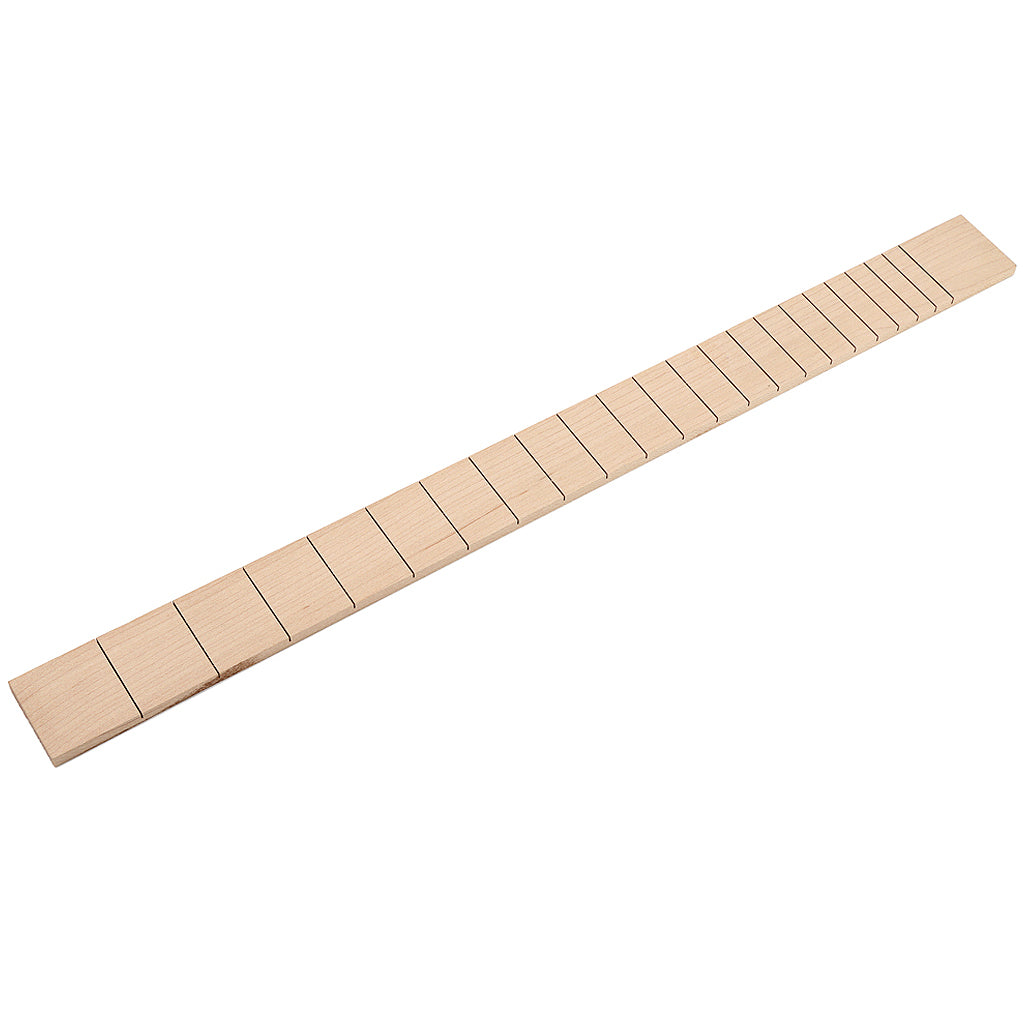 22 Fret Guitar Fretboard Pre-Slotted Maple Wood Fingerboard for Cigar Box Guitars Parts