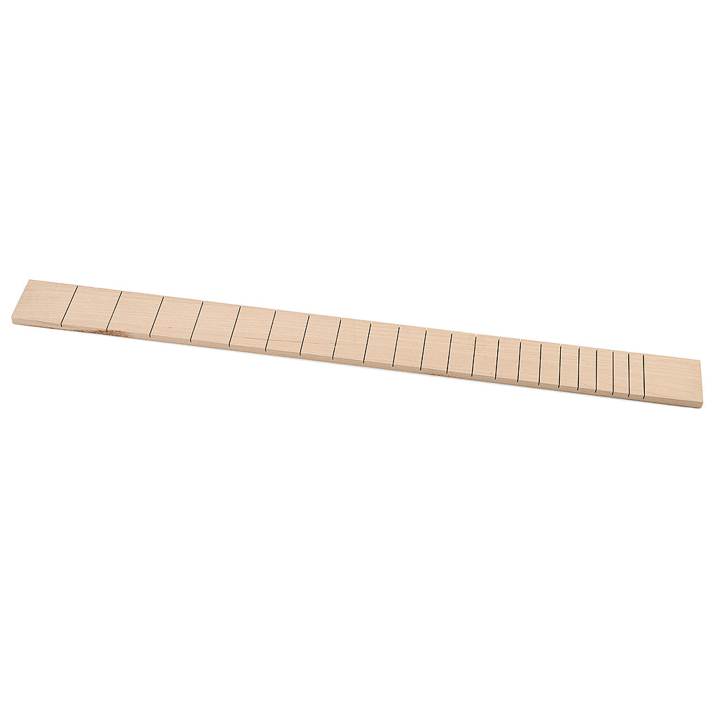 22 Fret Guitar Fretboard Pre-Slotted Maple Wood Fingerboard for Cigar Box Guitars Parts