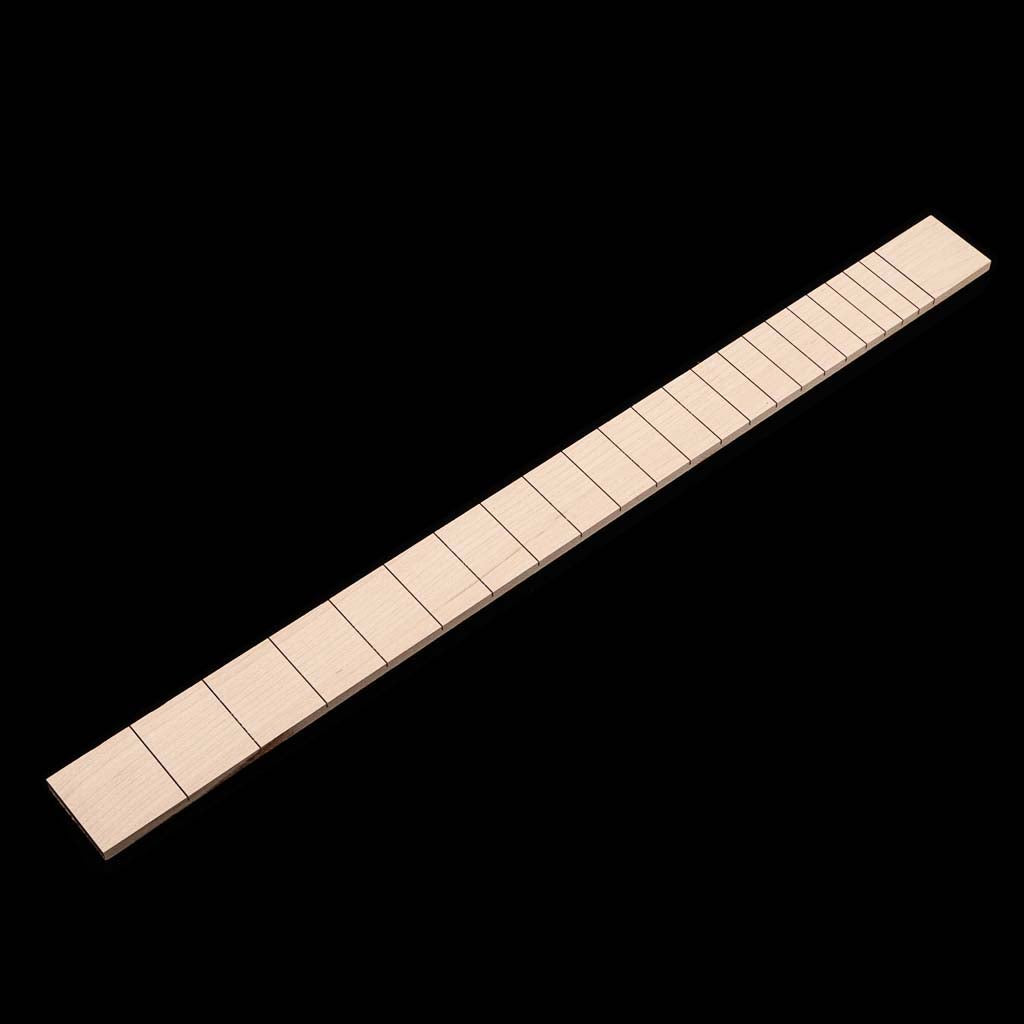 22 Fret Guitar Fretboard Pre-Slotted Maple Wood Fingerboard for Cigar Box Guitars Parts