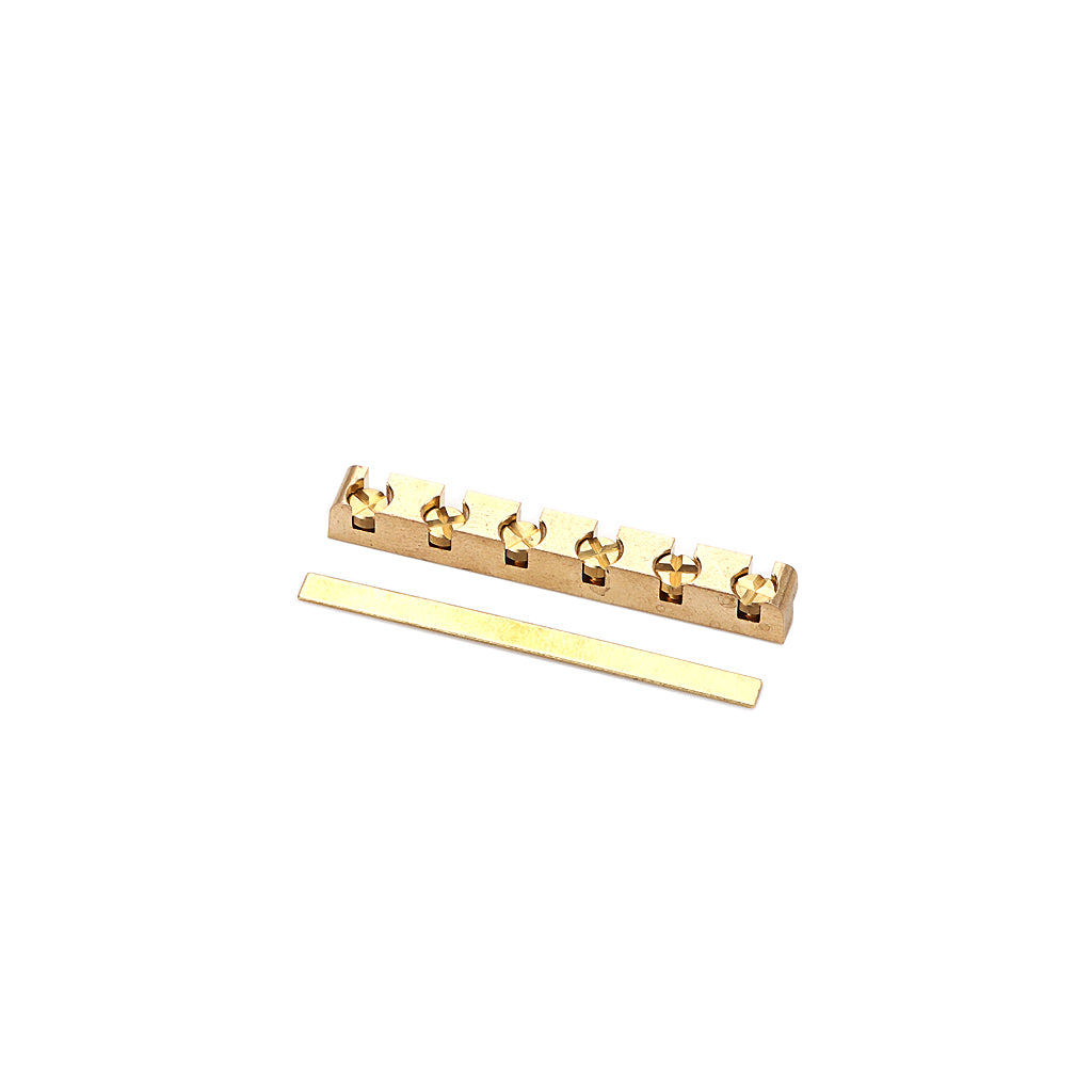 42mm Brass Guitar Nut Height Adjustable for ST LP Electric Guitar Parts