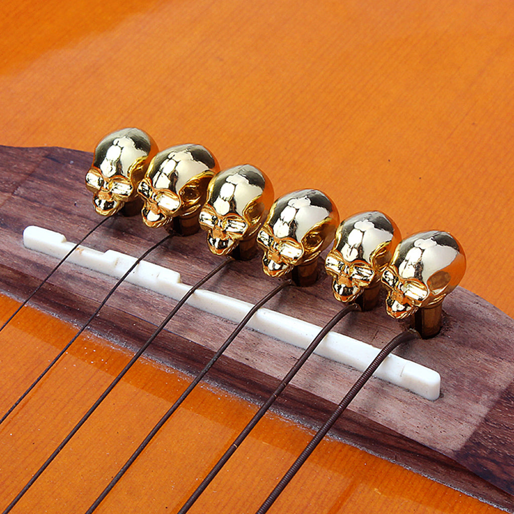 Tone Pins Brass Acoustic Guitar Bridge Pins, zinc alloy