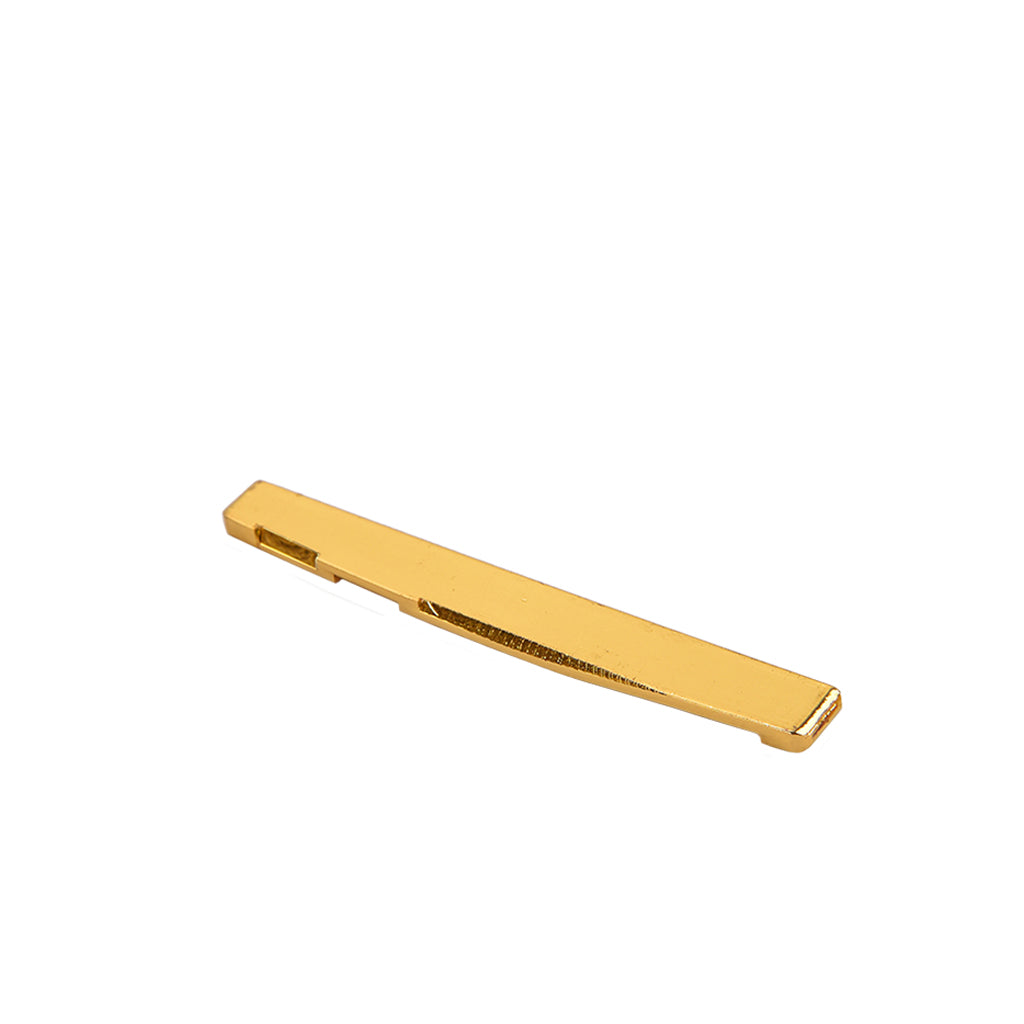 Guitar bridge Brass Gold Palted Acoustic Guitar Bridge Saddle Specifications Replacement Parts