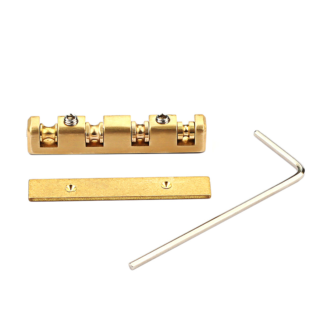 42mm Adjustable Bell Brass Nut Guitar Bridge Nut Split Regulation Nut for ST Guitar Replacement Parts