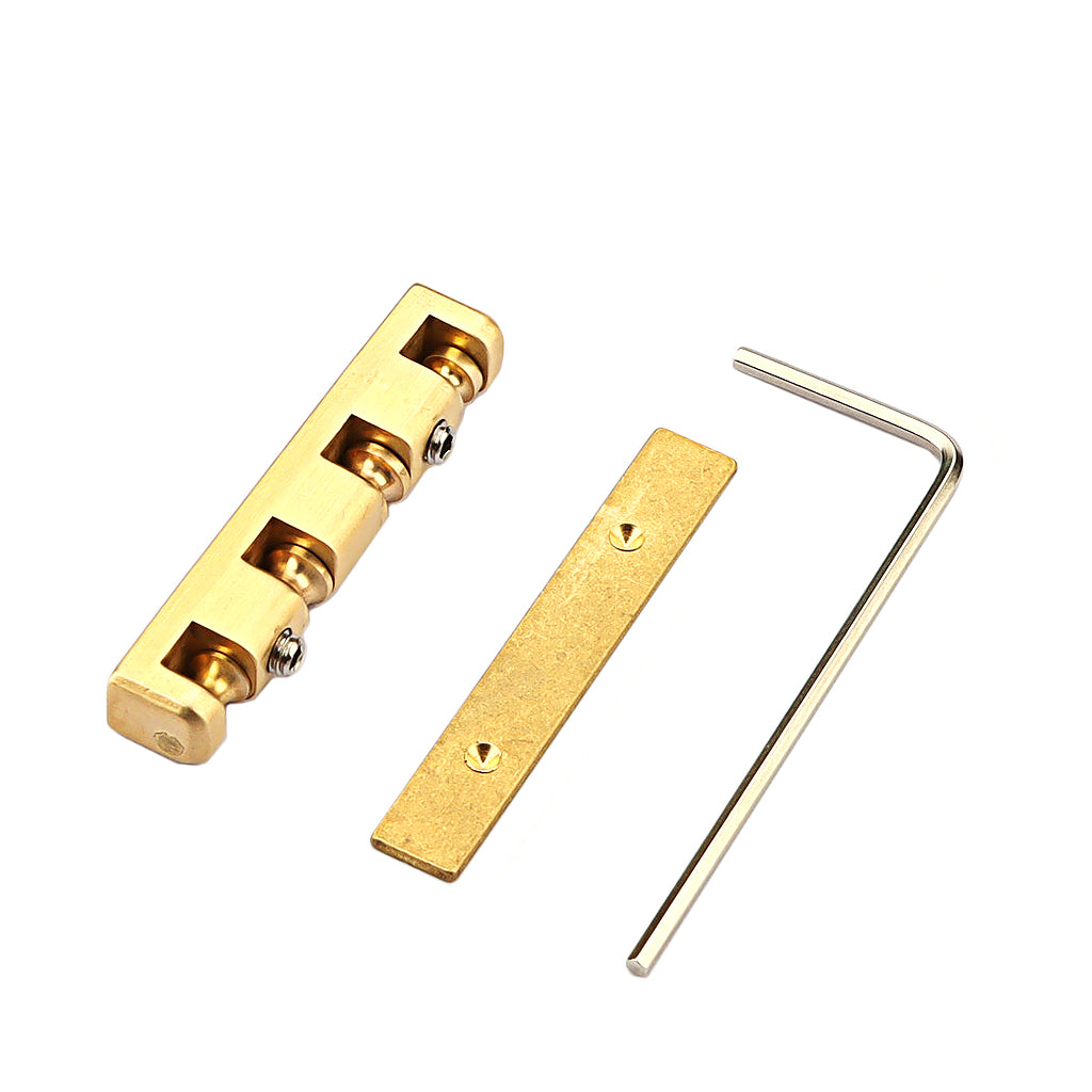 42mm Adjustable Bell Brass Nut Guitar Bridge Nut Split Regulation Nut for ST Guitar Replacement Parts