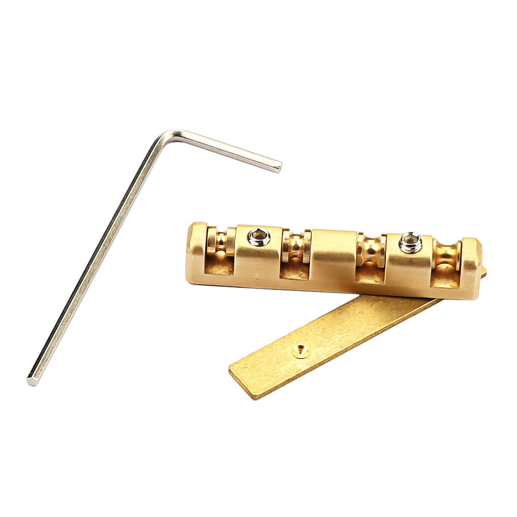 42mm Adjustable Bell Brass Nut Guitar Bridge Nut Split Regulation Nut for ST Guitar Replacement Parts