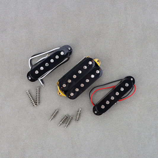 SSH Guitar Pickup Set Single Coil & Humbucker Pickups for Electric Guitar Parts Black