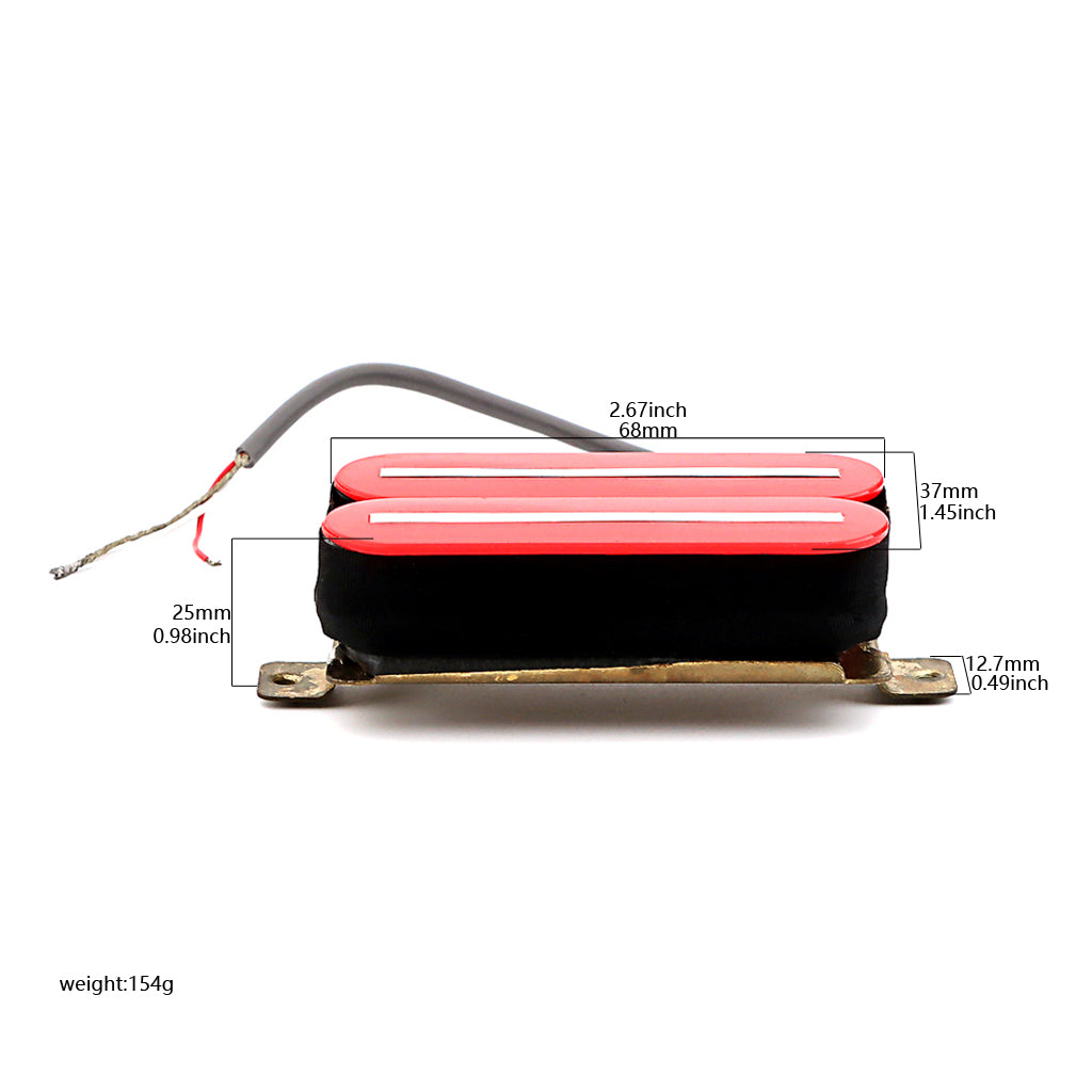 Guitar Humbucker Dual Coill Dual Rail Guitar Pickup for Electric Guitar