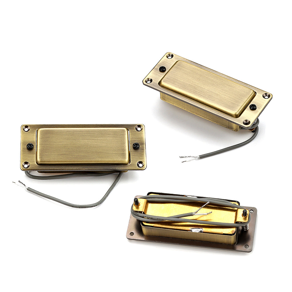 Sealed Mini Humbucker Double Coil Pickup for Electric Guitar Bronze