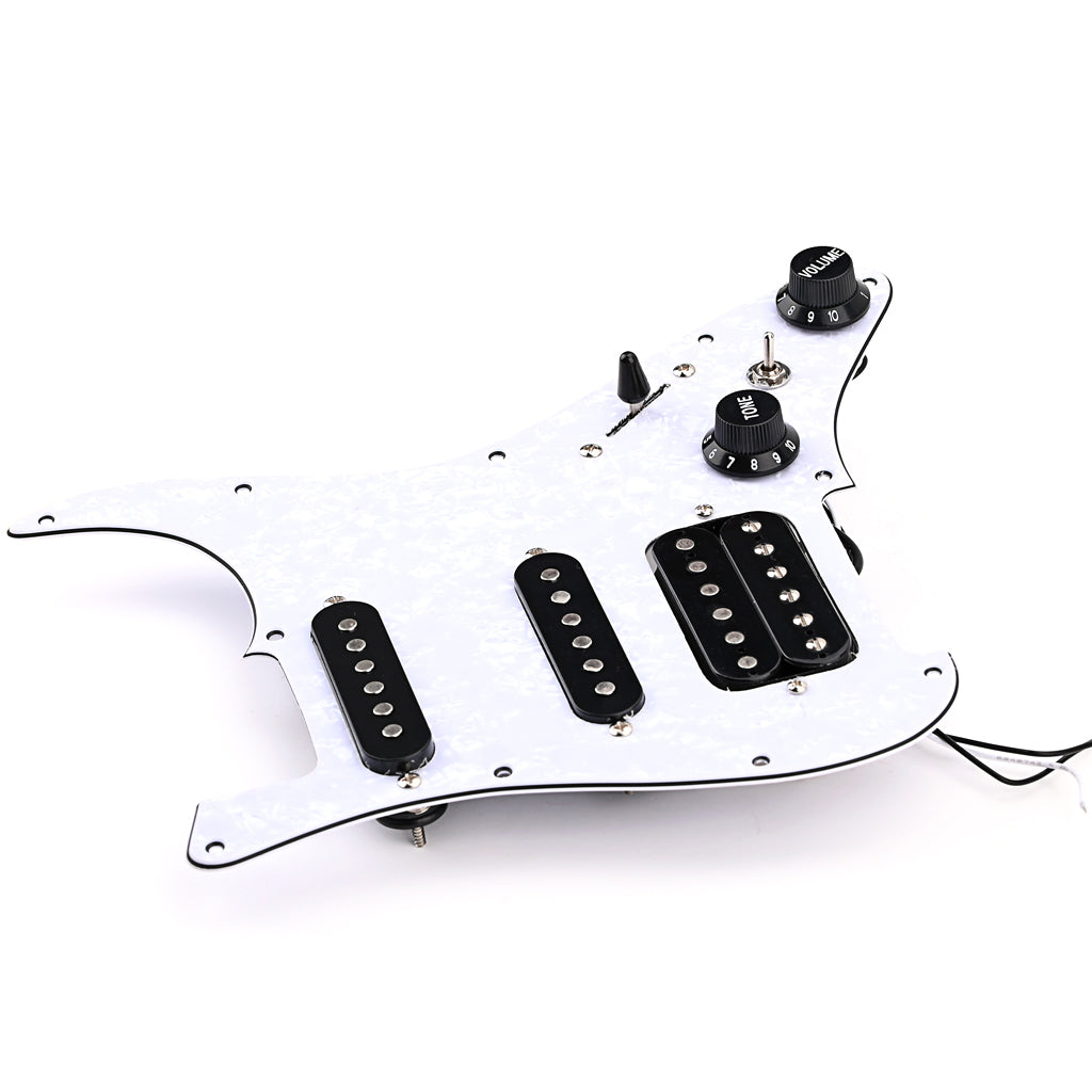 3-ply SSH Loaded Prewired Humbucker Pickguard Pickups Set for Fender Strat ST Electric Guitar