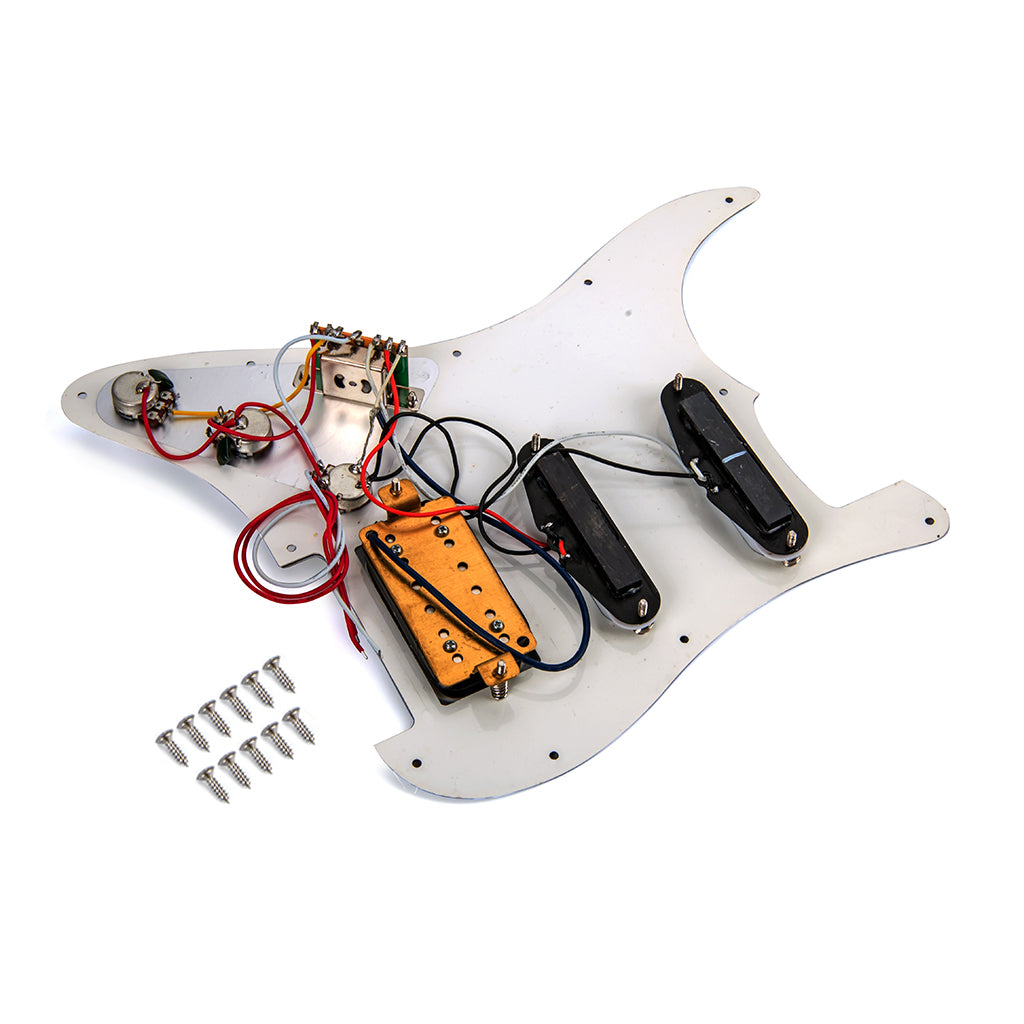 High Quality Electric Guitar Pickguard 3-ply SSH Loaded Prewired Humbucker Pickguard Pickups Set for Guitar