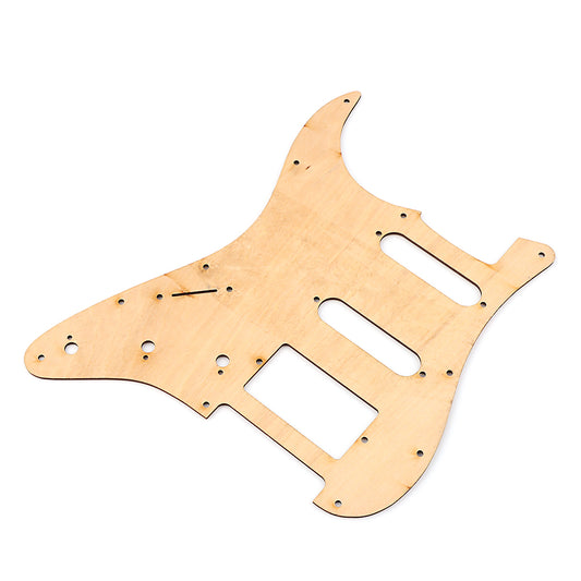 11 Hole Wood Guitar Strat Pickguard SSH Scratch Plate for Stratocaster Style Guitar