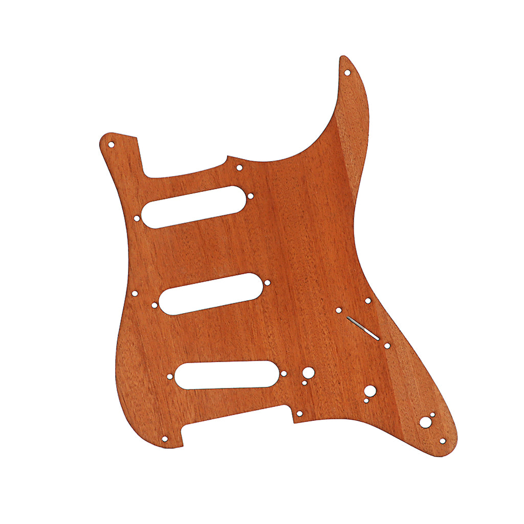 8 Hole Wood Guitar Strat Pickguard SSS Scratch Plate for Stratocaster Style Guitar