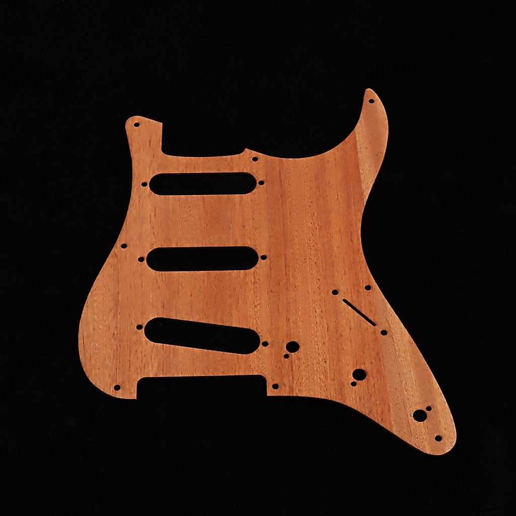 8 Hole Wood Guitar Strat Pickguard SSS Scratch Plate for Stratocaster Style Guitar