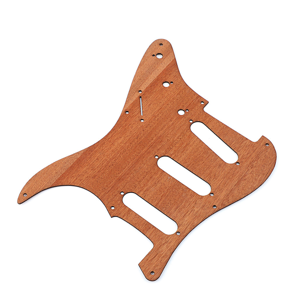 8 Hole Wood Guitar Strat Pickguard SSS Scratch Plate for Stratocaster Style Guitar