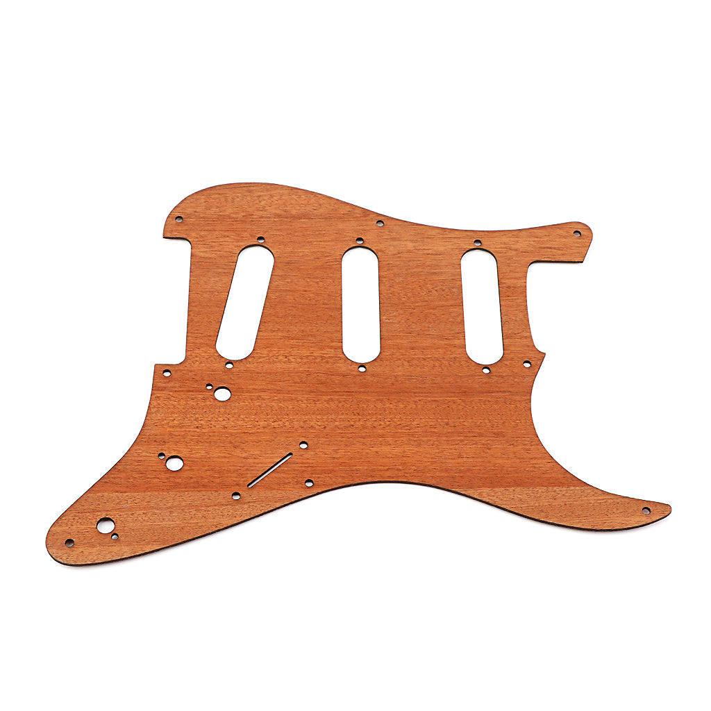 8 Hole Wood Guitar Strat Pickguard SSS Scratch Plate for Stratocaster Style Guitar