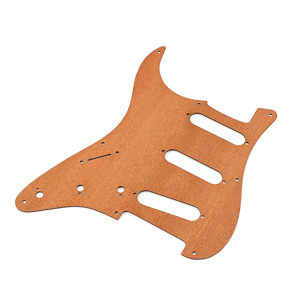 8 Hole Wood Guitar Strat Pickguard SSS Scratch Plate for Stratocaster Style Guitar