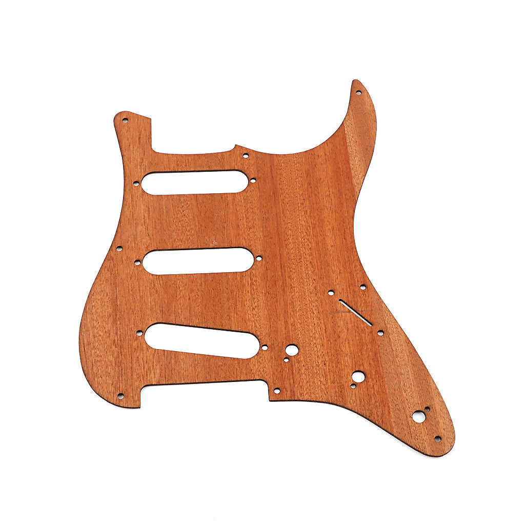 8 Hole Wood Guitar Strat Pickguard SSS Scratch Plate for Stratocaster Style Guitar